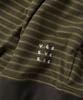 Yeseyesee Y.E.S Stripe Single Zip-Up Hoodie Khaki