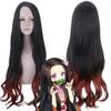 Kamado Nezuko Cosplay Costume Anime Kimono Kamado Nezuko Wig Uniform Halloween Women Children's Clothing