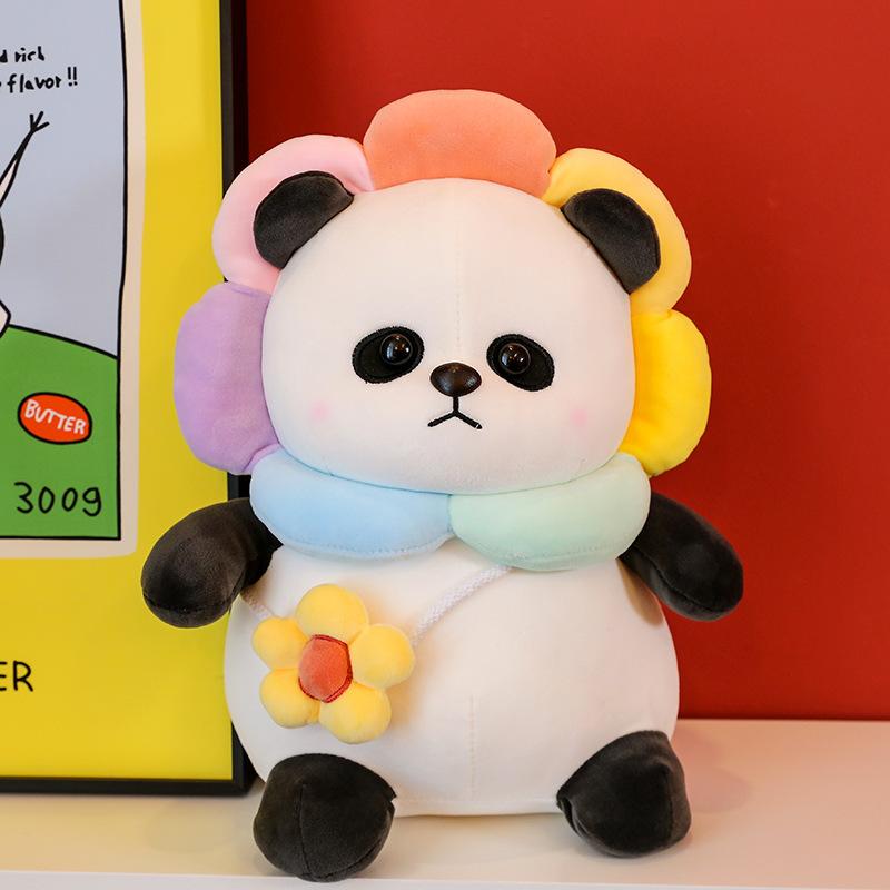 Panda Doll Plush Toy Simulated Bamboo Panda Doll Children's Pillow Rag Doll Birthday Gift