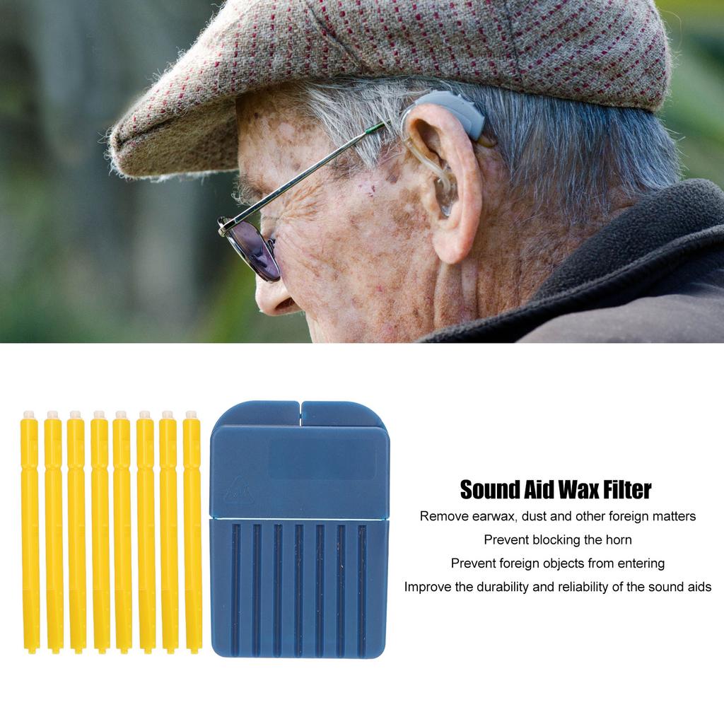 Sound Aid Wax Guard Filter Deep Cleansing Prevent Blocking Sound Amplifier Earwax Filter