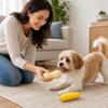 Pet Chew Set with Corn and Peanut Design, Dog Indoor Routine Toy for Daily Relief and Easy Carry Use Indoors