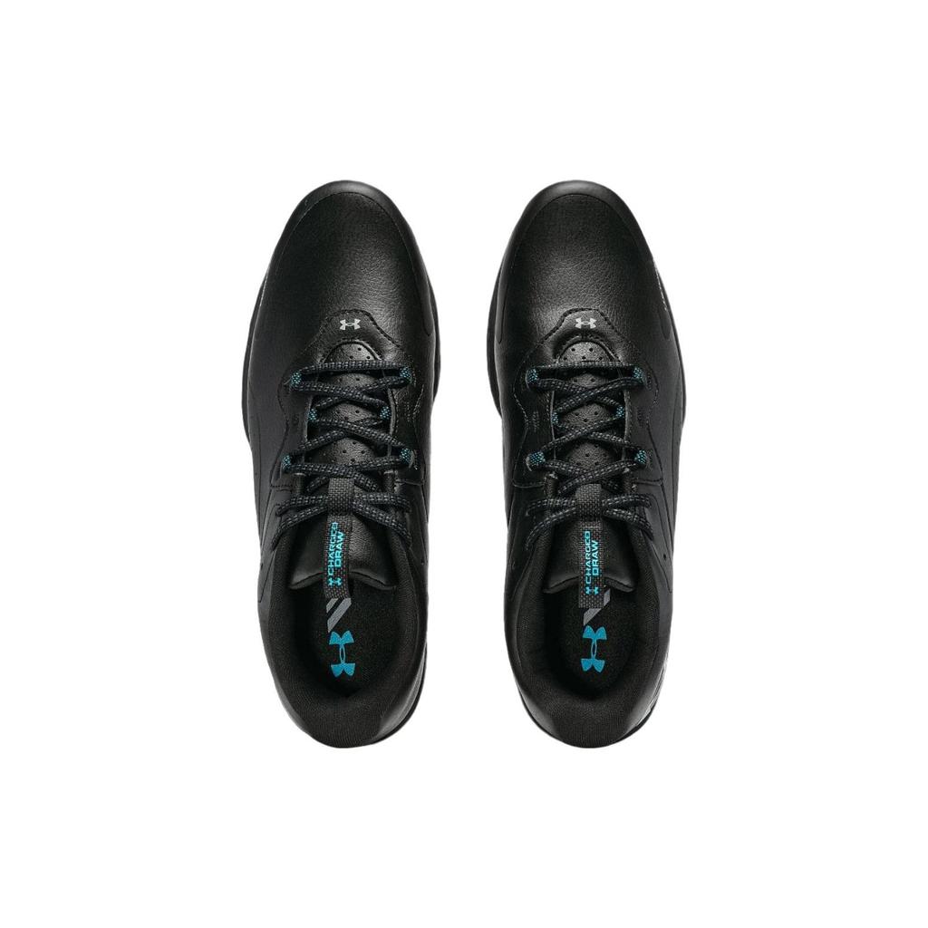 Under Armour Charged Draw 2 Golf Wide Black Steel Men Sneakers 3026401-002