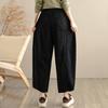 Κορδόνι plus size Vintage ψηλόμεσο casual φαρδύ Εαρινό φθινοπωρινό Παντελόνι Χαρέμι Γυναικείο Παντελόνι