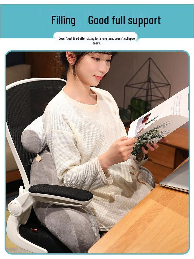 Ice Bean Headboard Cushion: Soft Lumbar Support Pillow for Bed, Sofa, or Dorm - Large Backrest & Throw Pillow for Students