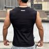 American Style Men's Summer Wide Shoulder Cotton Fitness Vest Casual Sports Running Sleeveless Top