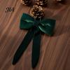 Indoor Festive Wall Decorations Velvet Bow Christmas Decoration, Soft Plush Xmas Tree Elegant Bows for Door Lintels Ornament DIY Wall, Mirror, Wreath,