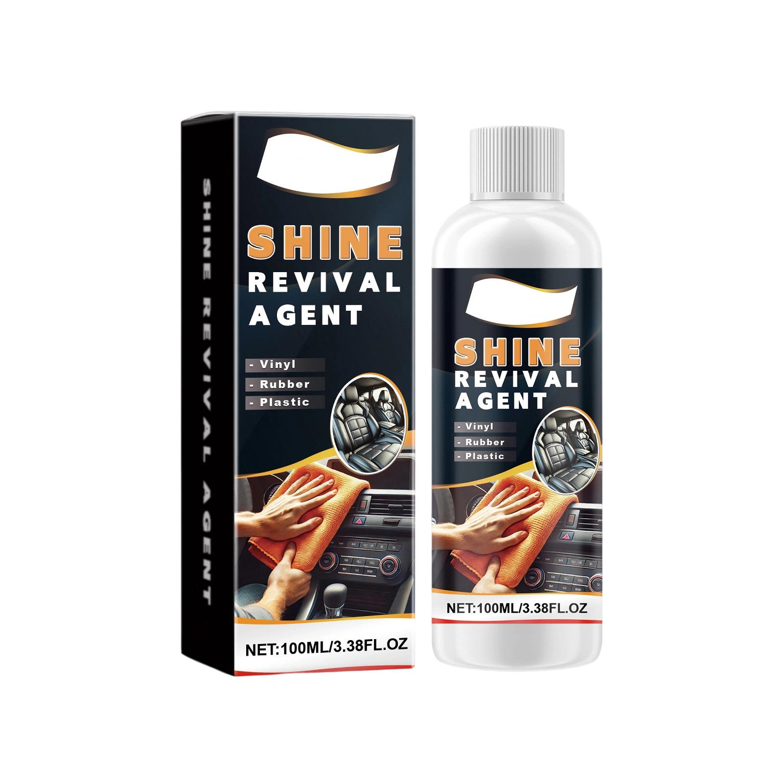 

Automotive Plastic Refurbishment Agent, Interior Cleaning, Decontamination, Scratch Removal, Plastic Maintenance And Brightening Agent 100ML One Size