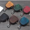 Retro Coin Bag Crazy Horse Leather Small Coins Keys Holder Zipper Pouches Bluetooth Earphone Storage Bags