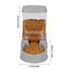 Automatic Cat Feeder & Water Dispenser Drink Bowl with Gravity Food Storage Container for Pets Cats Dogs Large Capacity