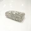 Silver Stone Women Diamond Evening Bag Luxury WHTUOHENG Crystal Formal Rhinestone Clutches New Party Dinner Bag Banquet Purses