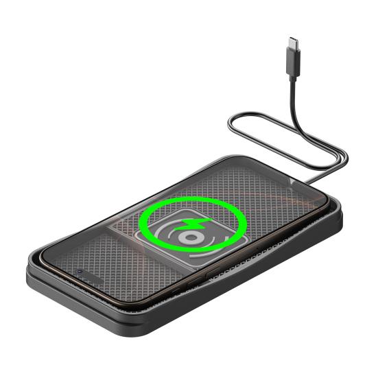 Intelligent Wireless Car Charger Pad Overheat Protection Universal Compatibility 20W Fast Phone Cordless Charging Mat