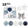 18pcs/box DIY Christmas Hanging Ball Round Merry Christmas Tree Decor  Home Party Decor