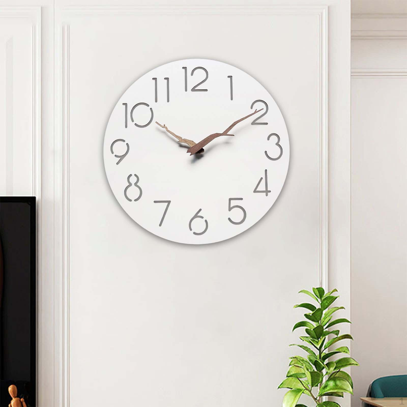 

Элегантные настенные часы для современного декора дома и офиса White