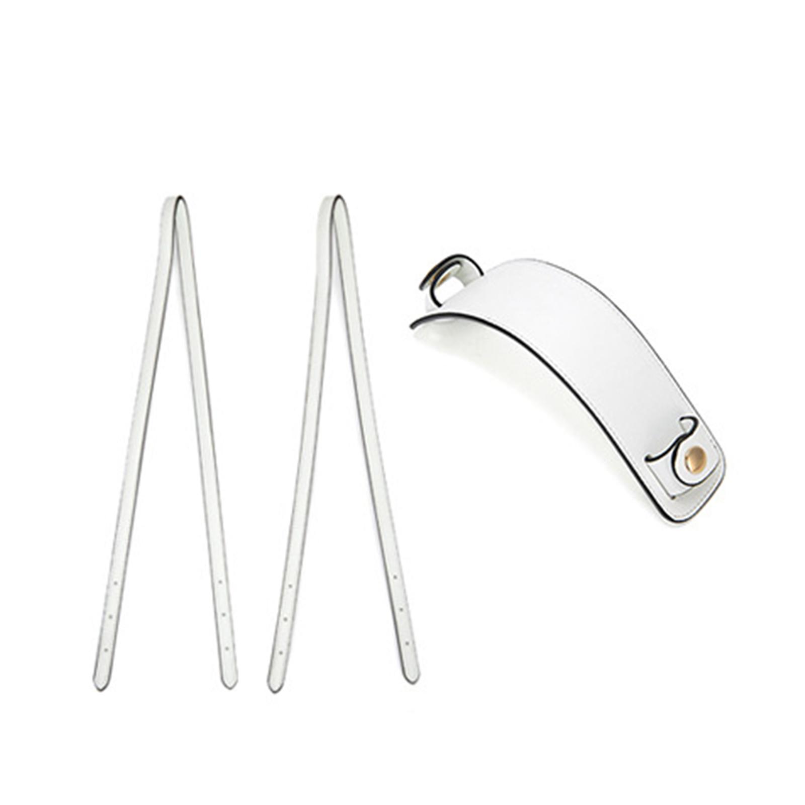 

31 дюймовый ремень для наплечной сумки, ремень для сумки-тоут, однотонный ремень из ПУ кожи с накладкой на плечо, замена, аксессуар для сумки-кошелька для DIY белый