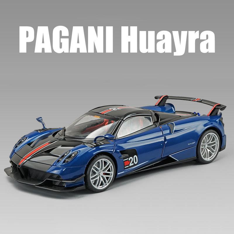 

1:18 Pagani Huayra BC Supercar Alloy Model Car Toy Diecasts Metal Casting Sound and Light Car Toys For Children Vehicle синій