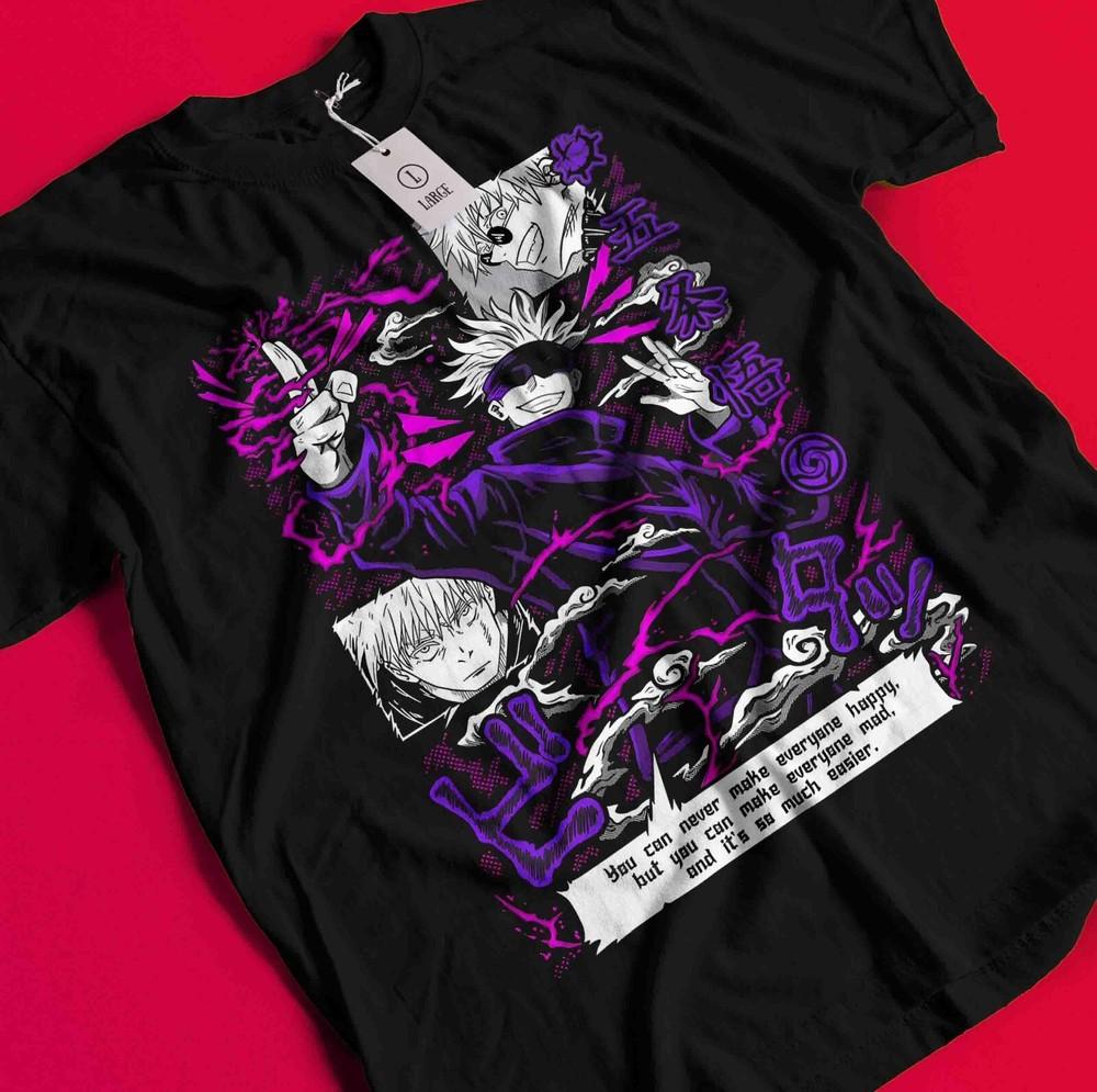 Gojo Satoru T-Shirt Geto Suguru Shirt Jujutsu Kaisen Tshirt Toji Tee Sukuna Toji BB1547