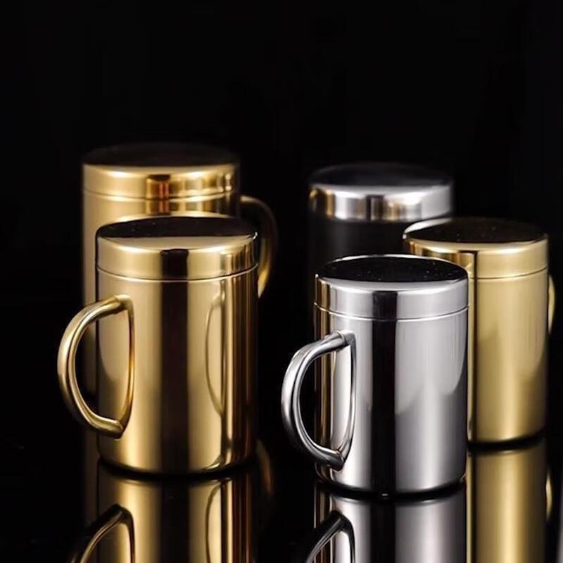 ZISIZ Stainless Steel Coffee Mug with Lid