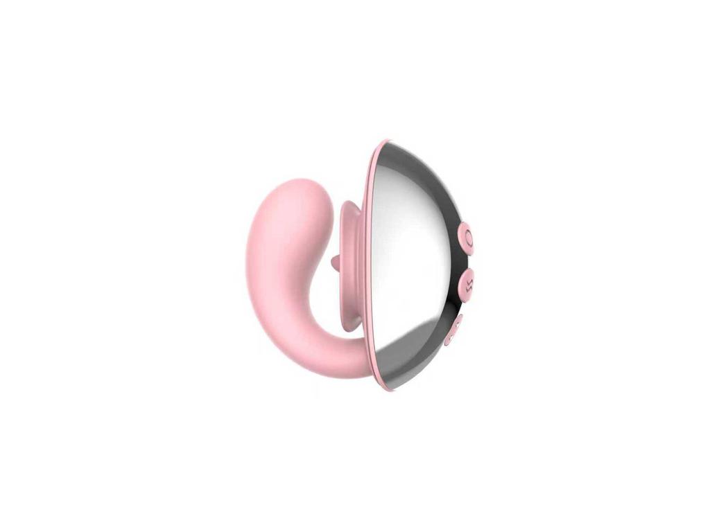 Moonlight Vibrating Clitoral Stimulator: Multi-Frequency Insertable Tongue Licking Sex Toy for Women's Self-Pleasure.