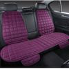 Plush Rear Seat Cushion with Backrest - Breathable, Protective Pad for Vehicle Interiors, Soft Quilted Design, Hand Washable, Fits Most Autos