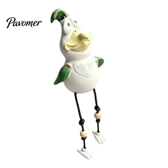 Humorous Housewarming Gift Funny Chicken Decor Yard Art, Resin Rooster Outdoor Statues, Art Creative Sculptures for Patio Garden Balcony Ornaments