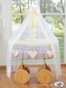 Cesta de Moses com Dossel Deluxe - Amelie Creme