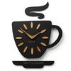 Wooden cup kitchen wall clock