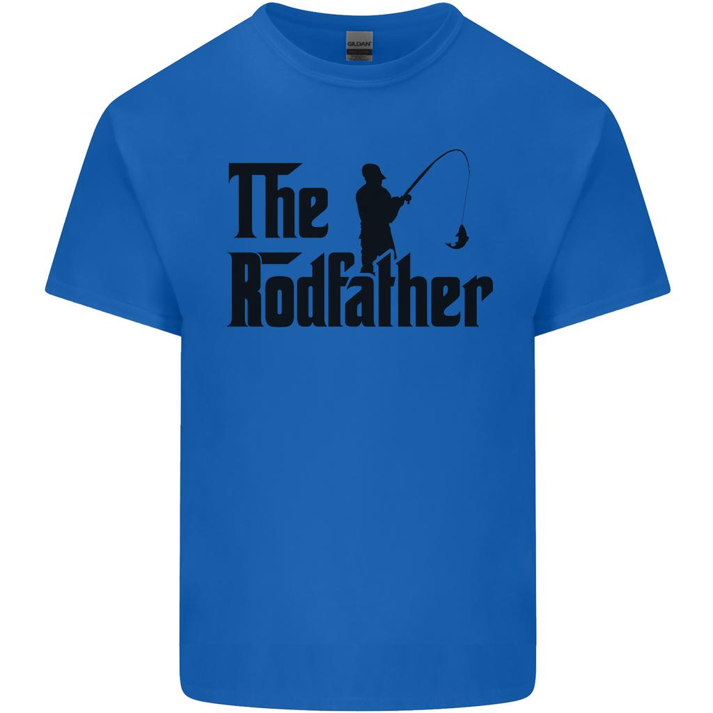 The Rodfather Funny Fishing Rod Father Unisexs Light Cotton TShirt