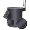 Energy-Saving Portable Indoor Firewood Stove: Smokeless Iron Heating with Big Pot Table for Rural and Courtyard Use.