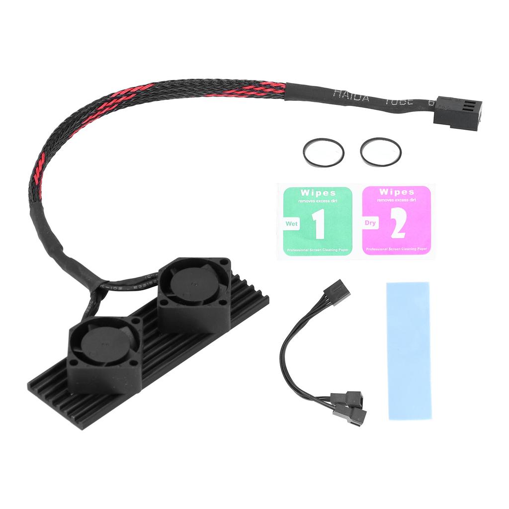 Heat Sink with Cooling Fan SolidState Radiators for Desktop Computers Ngff Nvme SATA3