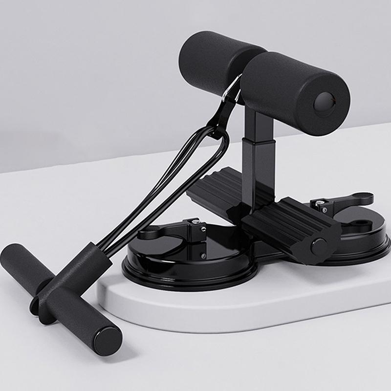 Multifunkčné vybavenie na sedy s dvojitou prísavkou, podpora členkov, nastaviteľné, vybavenie na plank, fitness cvičenie pre domácu posilňovňu