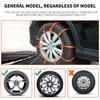 20pcs Car Tire Anti-skid Strap 10*910mm Vehicle Tyre Non-slip Zip Grip Strip Adding Tire Traction for SUV Van Truck Snow Ice Mud