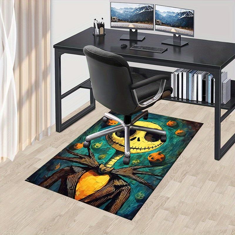

Office Rug Jack Skellington, Halloween Town theme 3D Printed Anti-Slip Rug-Machine Washable for Living Room 60cm by 90cm
