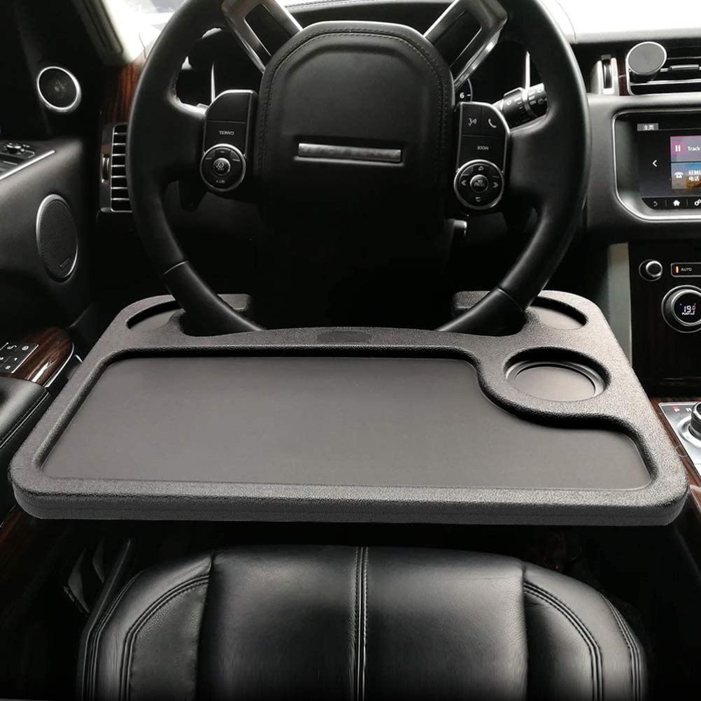 Steering Wheel Desk Auto Car Steering Wheel Tray for Computer Food Snack Lunch Drinking Car Laptop