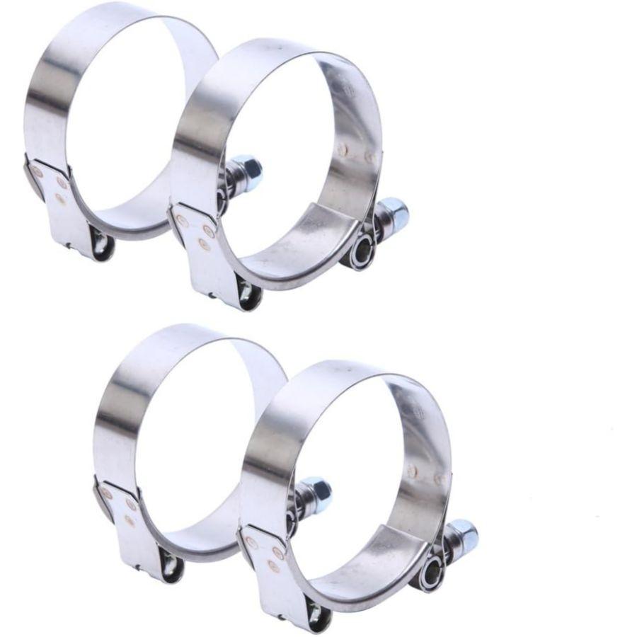 Working Range T-Bolt Stainless Steel Clamp Fit for 3.0'' ID Turbo Intercooler Ho