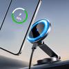 Magnetic Car Mount N55 Magnetic 15W Wireless Charging 360° Rotation Foldable Phone Holder For Magsafe iPhone 16-12 Fast Charging