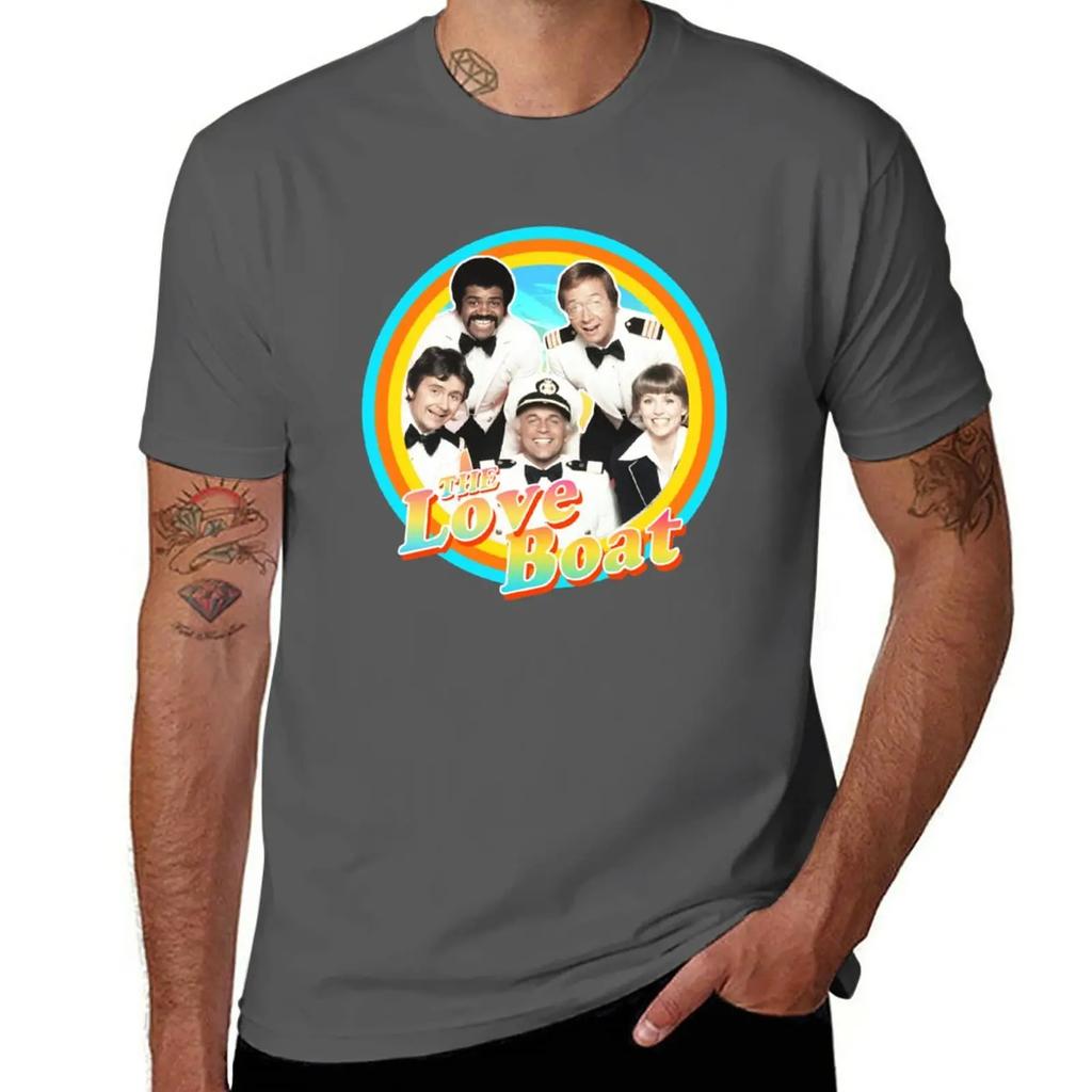 The Love Boat - Retro T-Shirt customizeds kawaii clothes t shirts for graphic
