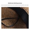 Meier Mixed color straw hat western cowboy straw hat outdoor sun hat