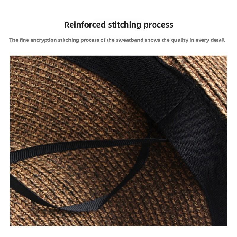 Meier Mixed color straw hat western cowboy straw hat outdoor sun hat