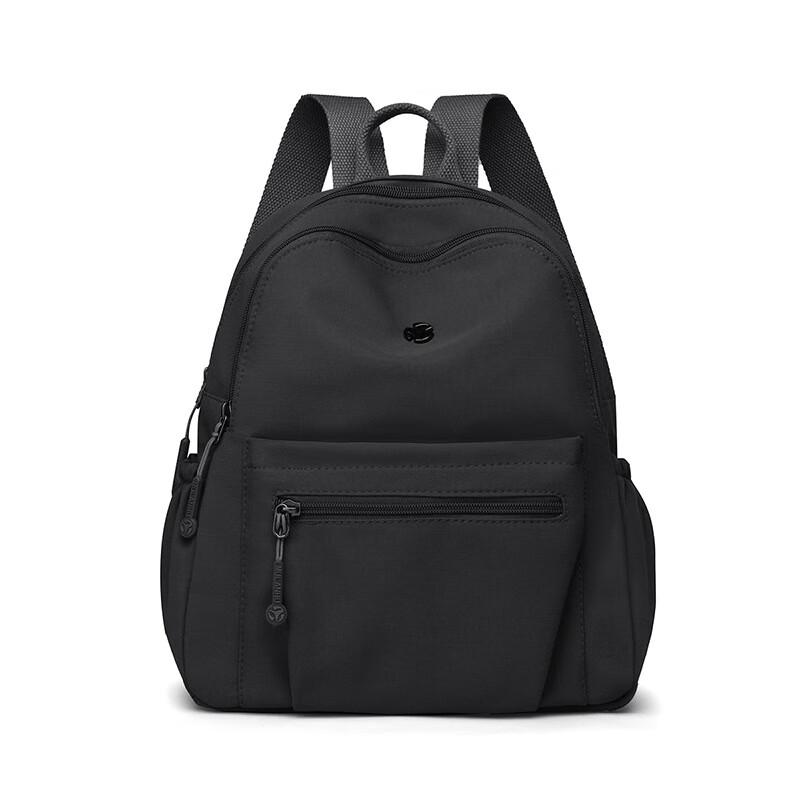 Men s Casual Nylon Multi-Compartment Backpack