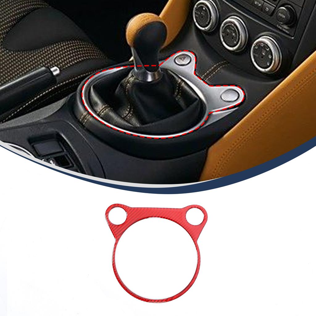For Nissan 370Z Z34 2009+ Car Soft Carbon Fiber Up Speedometer Dashboard Console Trim Cover Sticker Kit  Interior Accessories