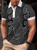 Printed Design – Not Textured Summer Men's Casual Breathable Short-Sleeve T-Shirt, Men's Short Sleeves, Stretchy and Comfortable, Breathable Fabric,