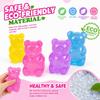 Cute Bear Stress Relief Squeeze Toy Slow Rebound Tpr Sensory Fidget Toy Portable Hand Play Toy Anxiety Relief Gift