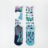 New Fashion Woman Socks Novelty Harajuku Summer Crystal Silk Socks Animal Cartoon Cute Print Ultra-thin Transparent Long Socks