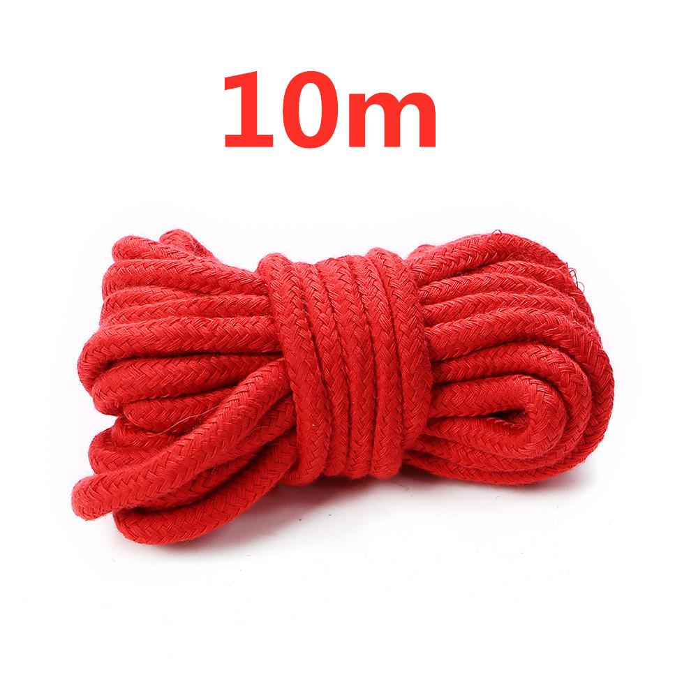 5m/10m Sex Slave Bondage Rope Thick Cotton Restraint Erotic Role Play Toys Soft Cotton Rope For Couples Adult Games