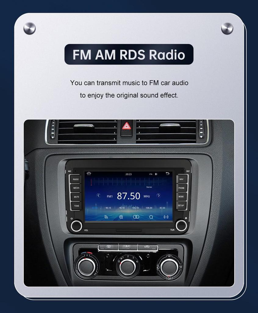 7-inch CarPlay Multimedia Display for Volkswagen, SEAT, Skoda (2003-2015 Models)