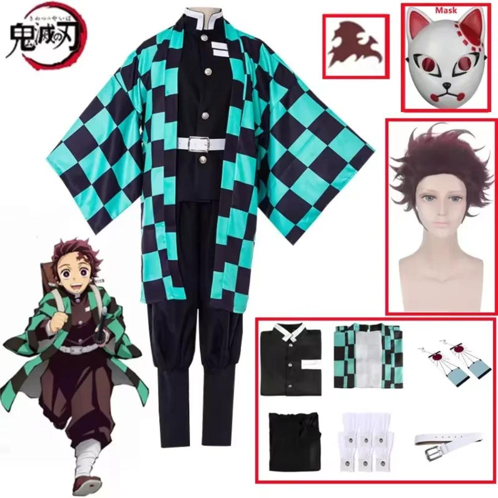 Anime Tanjiro Kamado Cosplay Demon Slayers