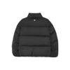 MLB FW23 New York Yankees Solid Logo Label Stand Collar Long Sleeve Warm Down Jacket Short Unisex Jacket Black 3ADJB0336-50BKS