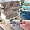 Plush Solid Color Sofa Covers Cushion Universal Slipcover Four Winter Seasons