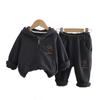 Kids Casual Long-Sleeve Set, Comfortable Daily Wear Outfits