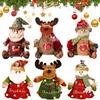 Christmas Santa/Snowman/Elk Gifts Bags Thickened Felt Material,With Zipper Design Reusable Christmas Gift Bags For Apples/Candie